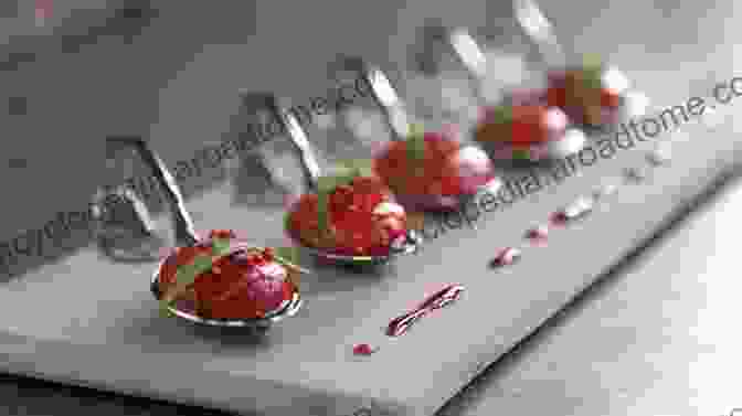 A Captivating Image Showcasing The Artistry Of Molecular Gastronomy, Where Techniques Like Spherification Are Employed To Create Innovative Dishes Imbued With Koku Koku In Food Science And Physiology: Recent Research On A Key Concept In Palatability