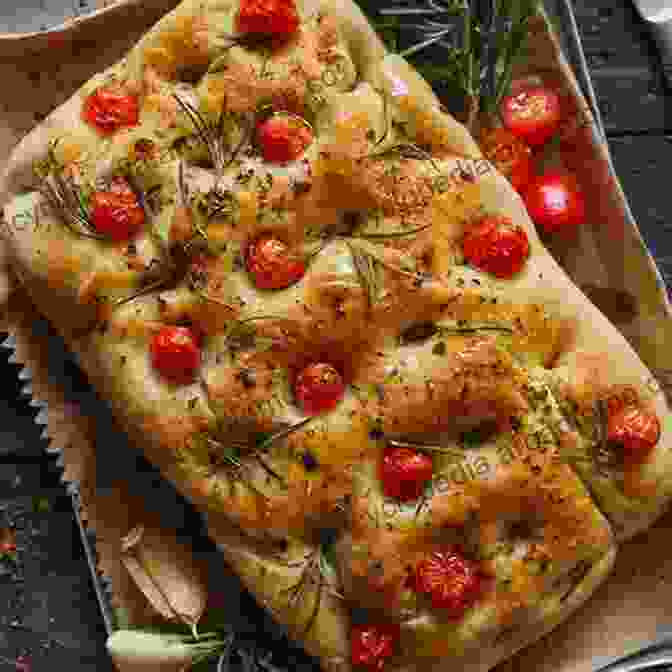 A Crusty Focaccia Loaf Topped With Herbs And Olive Oil Kneadlessly Simple: Fabulous Fuss Free No Knead Breads