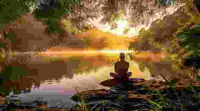 A Person Meditating In A Peaceful Setting, Surrounded By Nature. How Enlightenment Changes Your Brain: The New Science Of Transformation