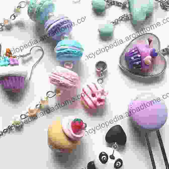 A Variety Of Polymer Clay Accessories, Including Hair Clips, Phone Cases, And Keychains Polymer Clay Crafting Projects: Creative And Beautiful Pattern You Can Do With Polymer Clay