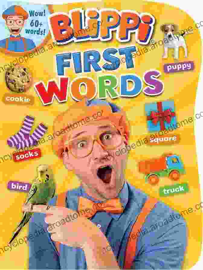 Blippi First Words Board Book Cover Blippi: First Words (Board Book)