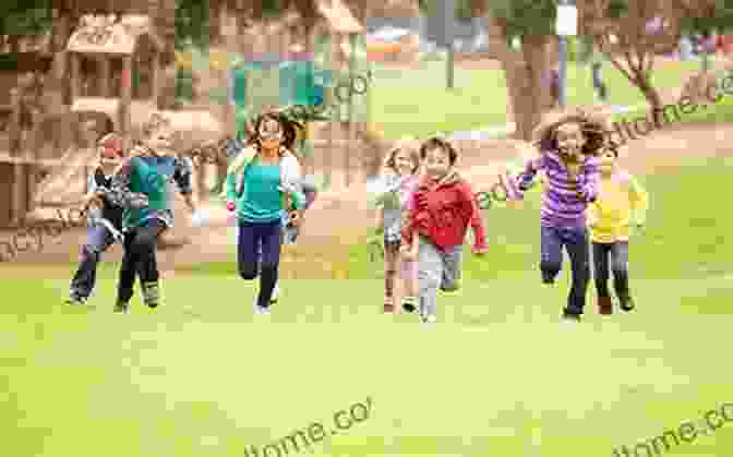 Children Playing And Laughing In A Park, Symbolizing The Importance Of Physical And Social Health Promotion Health Promotion For Children And Adolescents