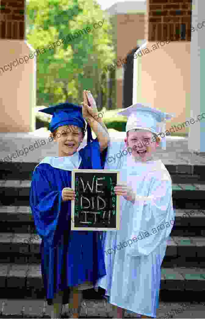 Children Smiling And Graduating From School Education Of Character: The Psychology Of Children Going To School