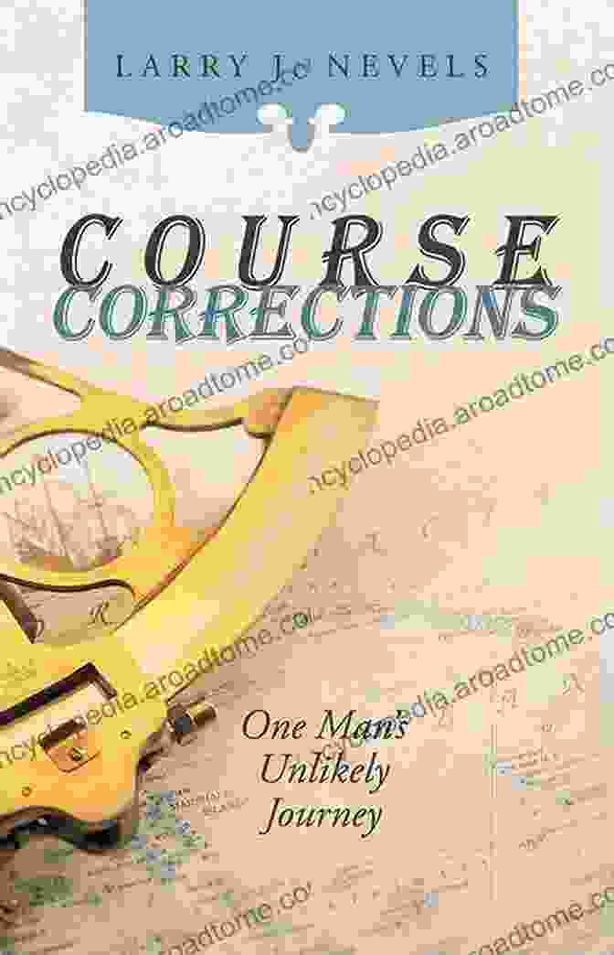 Course Corrections Book Cover, Featuring A Compass And Roadmap Intertwined Course Corrections Dr Max High