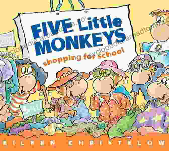 Five Little Monkeys Shopping For School Book Cover Five Little Monkeys Shopping For School (A Five Little Monkeys Story)