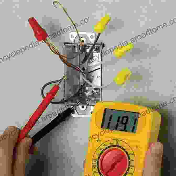 Homeowner Using A Multimeter To Check Electrical Wiring, Illustrating Electrical Safety Knowledge Your Simple Home Handbook: 30 Projects To Help Your Home Breathe