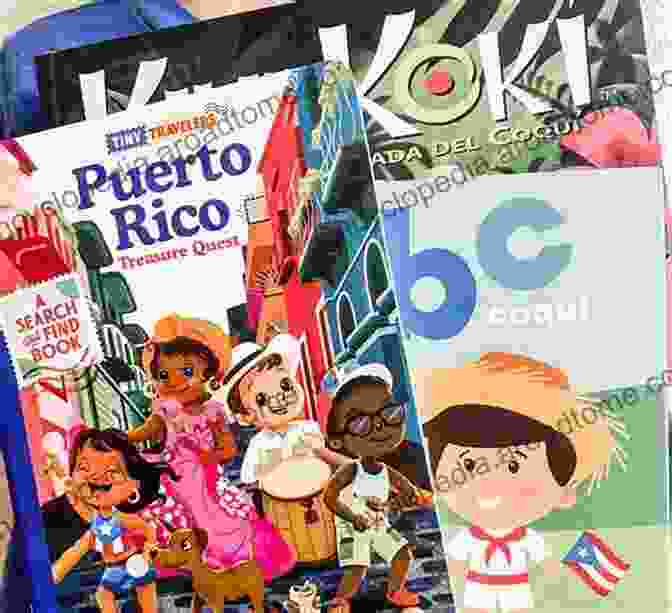 Kid Guide To Puerto Rico Book Cover Featuring A Group Of Excited Children Exploring The Island A Kid S Guide To Puerto Rico