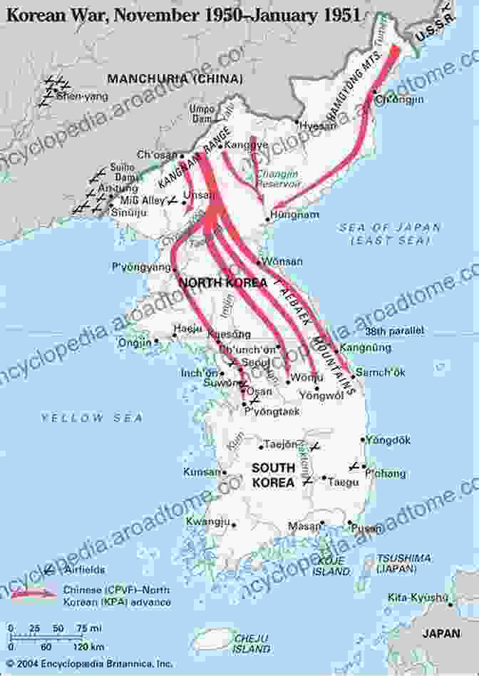 Map Of Korea During The Korean War The Korean War In World History