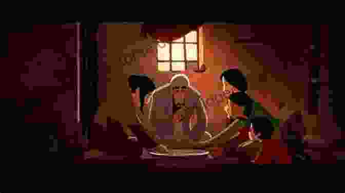 Parvana And Her Family Sitting Together In A Warm Embrace. Parvana S Journey (Breadwinner 2)