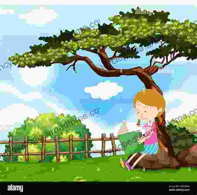 Parvana Sitting Under A Tree, Reading A Book. Parvana S Journey (Breadwinner 2)