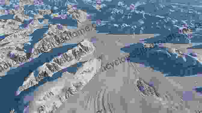 Satellite Image Of A Glacier Showing Ice Velocity Field Techniques In Glaciology And Glacial Geomorphology