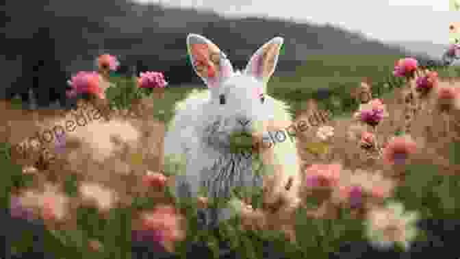 Spring Rabbit Hopping Amidst Wildflowers Snow Rabbit Spring Rabbit: A Of Changing Seasons