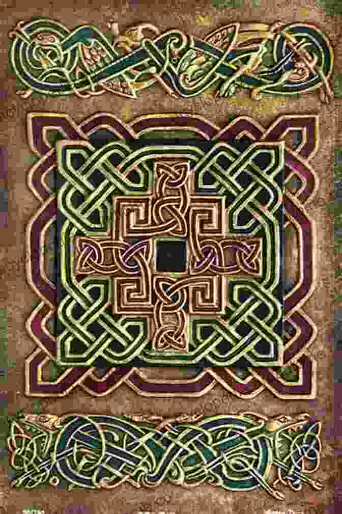 The Book Of Kells By Natasha Kimberly Featuring An Intricate Celtic Cross Design With Vibrant Colors And Patterns The Of Kells Natasha Kimberly