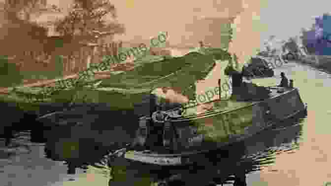 Vintage Image Of Barges Laden With Goods Navigating A Canal, Illustrating The Vital Role Of Canals In Transportation Canal 250: The Story Of Britain S Canals