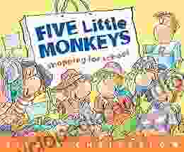 Five Little Monkeys Shopping For School (A Five Little Monkeys Story)