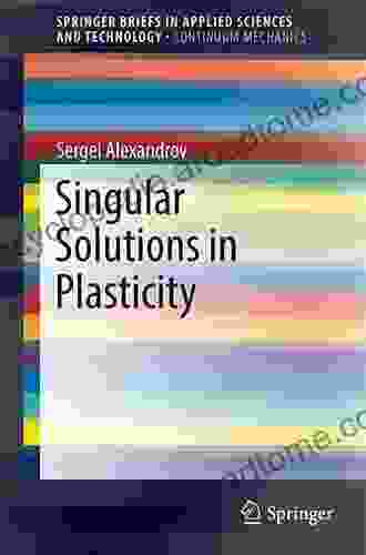 Singular Solutions in Plasticity (SpringerBriefs in Applied Sciences and Technology)